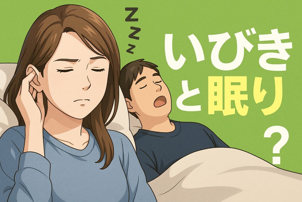 いびきと眠りの深さの関係とは?質の高い睡眠を妨げるサインに注意