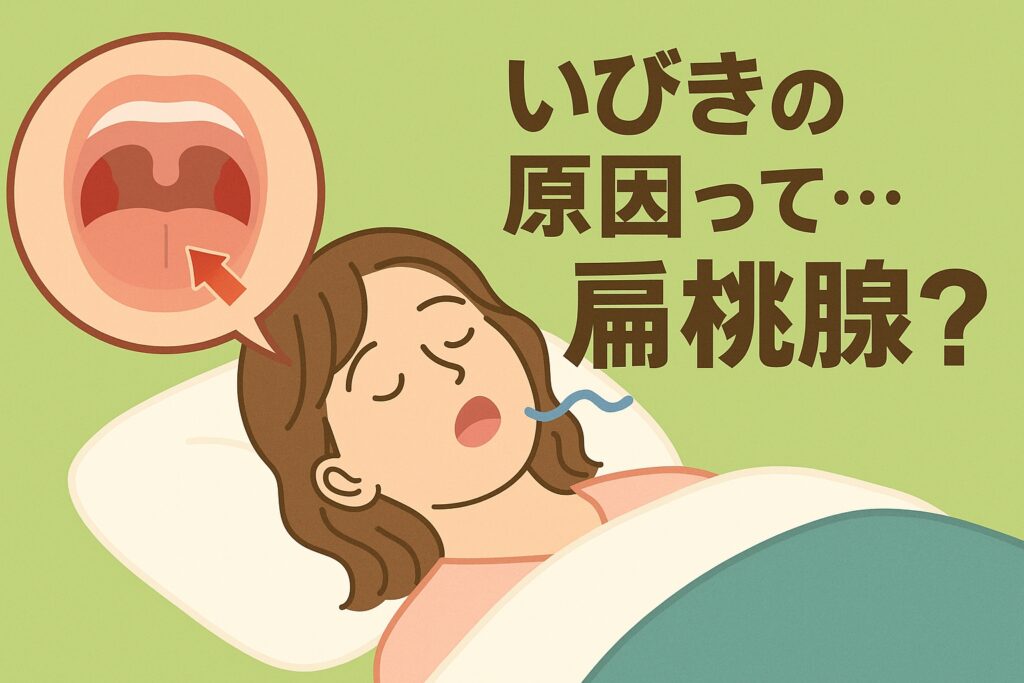 いびきがひどいのは扁桃腺のせい？手術の効果と費用を徹底解説
