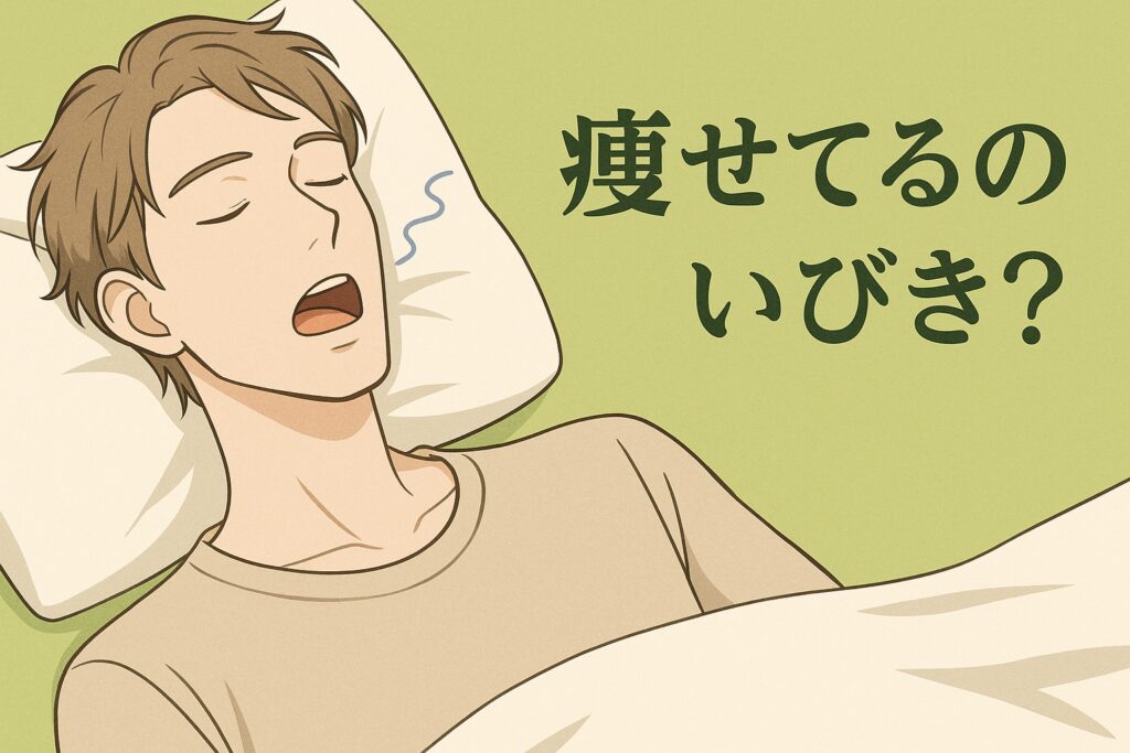 いびきは痩せたら本当に治る？原因と改善効果を徹底解説