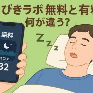いびきラボは無料と有料で何が違う？本気で対策したい人に向けた使い分けガイド