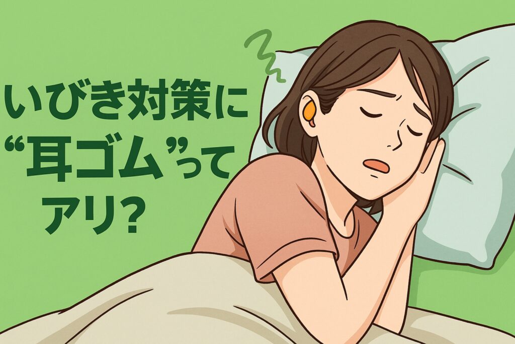 いびき対策に耳に輪ゴム？話題の民間療法の効果と注意点とは